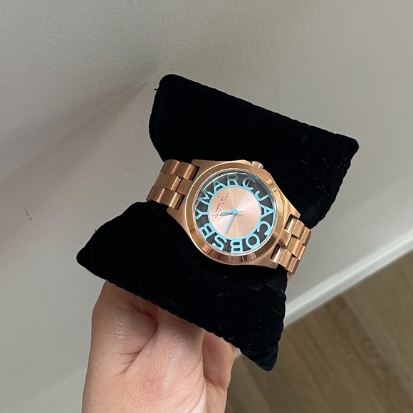 Rare Marc by Marc Jacobs Rose Gold & Blue Watch main image 11